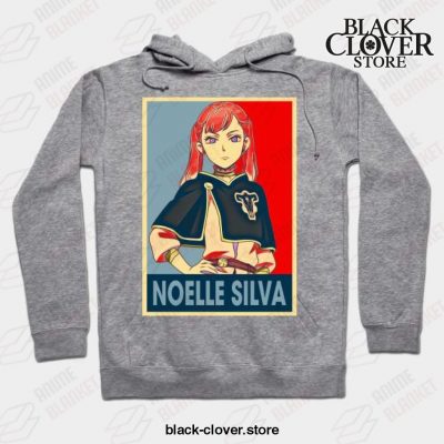 Black Clover Anime - Noelle Silva Hoodie Gray / S