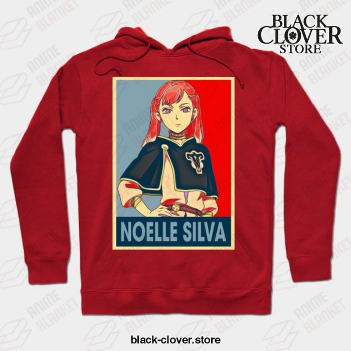 Black Clover Anime - Noelle Silva Hoodie Red / S
