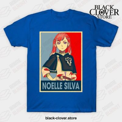 Black Clover Anime - Noelle Silva T-Shirt Blue / S