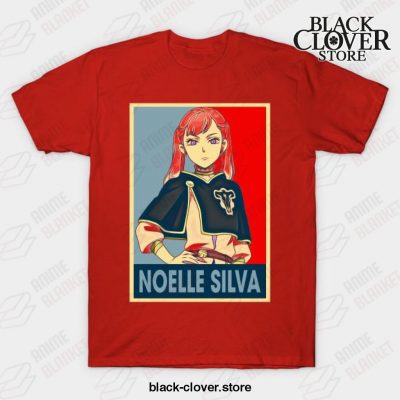 Black Clover Anime - Noelle Silva T-Shirt Red / S