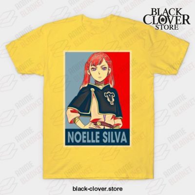 Black Clover Anime - Noelle Silva T-Shirt Yellow / S