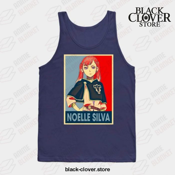 Black Clover Anime - Noelle Silva Tank Top Navy Blue / S
