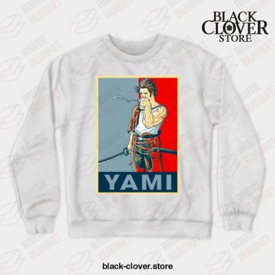 Black Clover Anime - Yami Crewneck Sweatshirt White / S