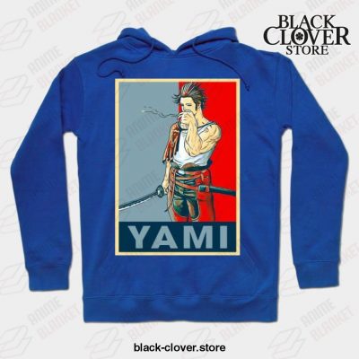 Black Clover Anime - Yami Hoodie Blue / S