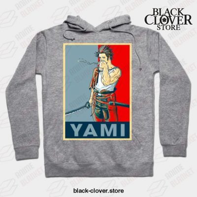 Black Clover Anime - Yami Hoodie Gray / S