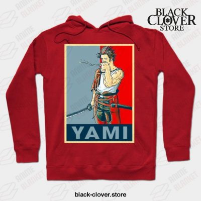 Black Clover Anime - Yami Hoodie Red / S