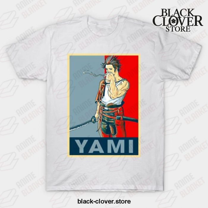 Black Clover Anime - Yami T-Shirt White / S