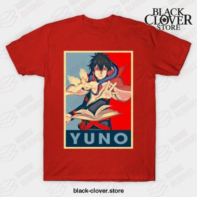 Black Clover Anime - Yuno T-Shirt Red / S