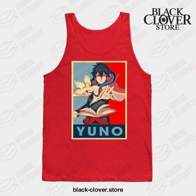 Black Clover Anime - Yuno Tank Top Red / S
