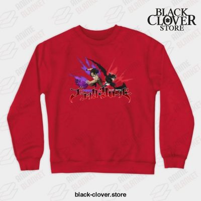 Black Clover Asta & Yami Crewneck Sweatshirt Red / S