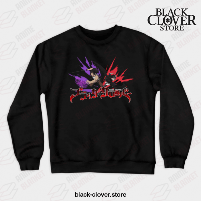 Black Clover Asta & Yami Crewneck Sweatshirt / S