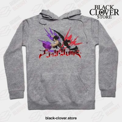 Black Clover Asta & Yami Hoodie Gray / S