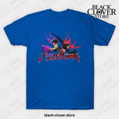 Black Clover Asta & Yami T-Shirt Blue / S