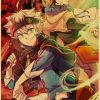 Black Clover Asta & Yuno Classic Kraft Paper Poster