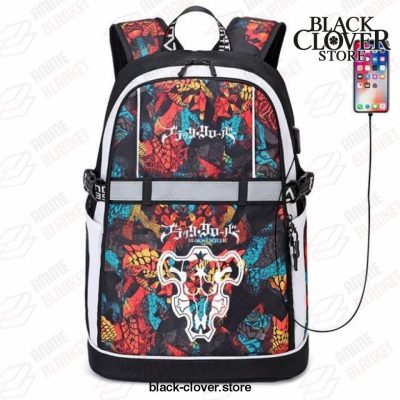 Black Clover Backpack - Colorfull Bull