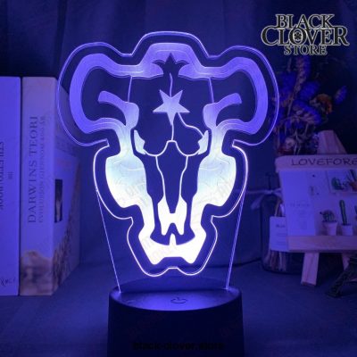 Black Clover Bull Acrylic Led Night Light Lamp
