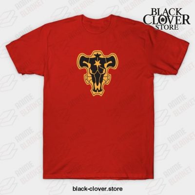 Black Clover - Bull Kuro No Bogyu T-Shirt Red / S