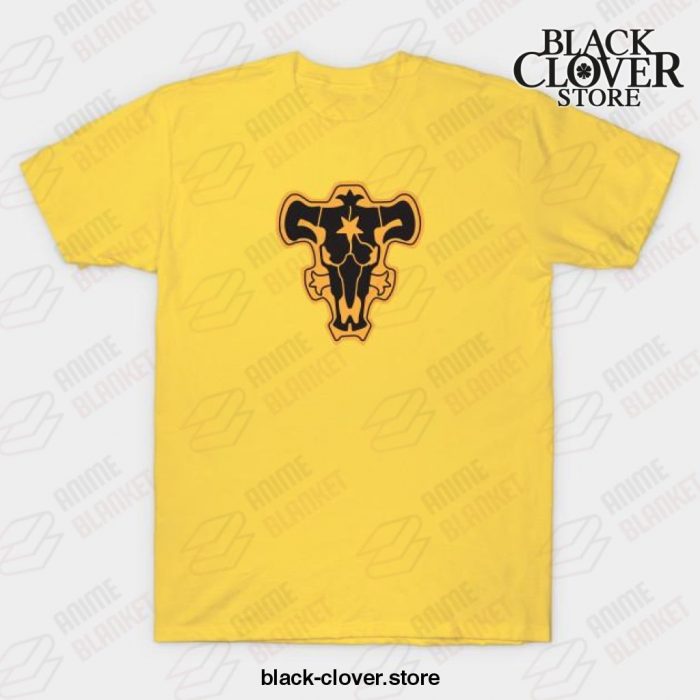 Black Clover - Bull Kuro No Bogyu T-Shirt Yellow / S