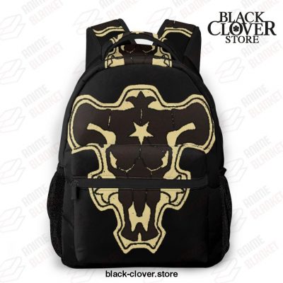 Black Clover Bulls Art Travel Backpacks