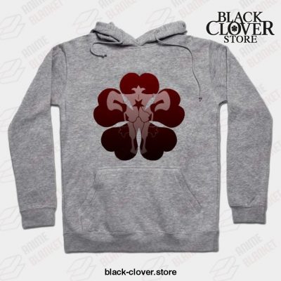 Black Clover Dark Theme Hoodie Gray / S