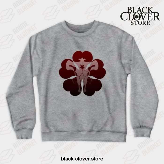 Black Clover Dark Theme Sweatshirt Gray / S