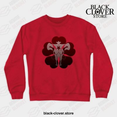 Black Clover Dark Theme Sweatshirt Red / S