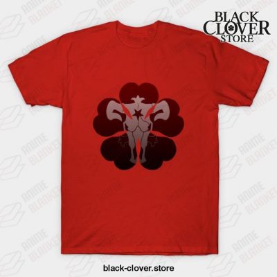 Black Clover Dark Theme T-Shirt Red / S