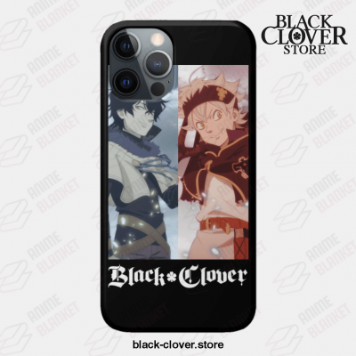 Black Clover Fantasy Anime - Yuno & Asta Phone Case Iphone 7+/8+ / Style 1
