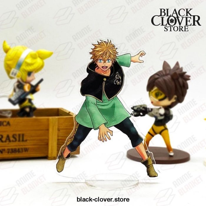 Black Clover Luck Voltia Acrylic Stand Model Plate Desk Decor