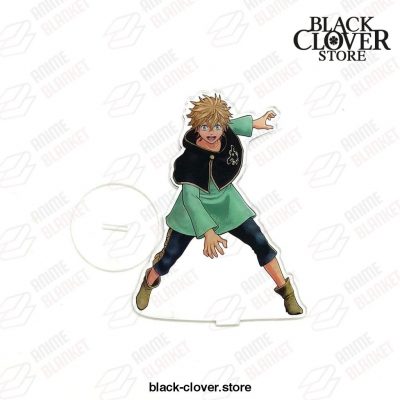 Black Clover Luck Voltia Acrylic Stand Model Plate Desk Decor