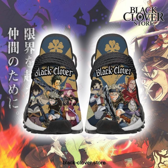 Black Clover Shoes Characters Custom Anime Sneakers Men / Us6 Nmd