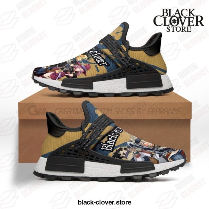 Black Clover Shoes Characters Custom Anime Sneakers Nmd