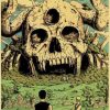 Black Clover Skull Vintage Kraft Paper Poster