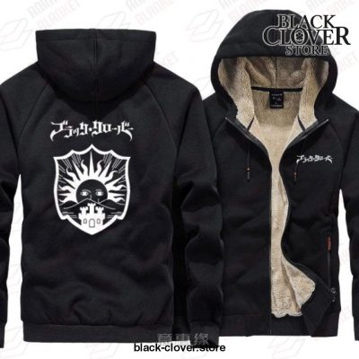 Black Clover Sun Symbol Warm Coat Jacket Winter S / Style 2