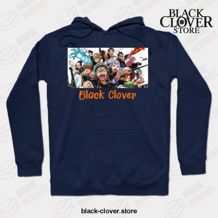 Black Manga Clover Characters Awesome Design Hoodie