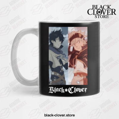 Black Manga Clover Characters Awesome Design Mug