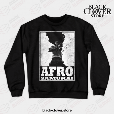 Black Manga Clover Main Characters Design Crewneck Sweatshirt / S