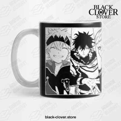 Black Manga Clover Main Characters Design Mug