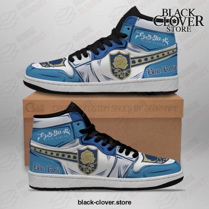Blue Rose Magic Knight Sneakers Black Clover Jd