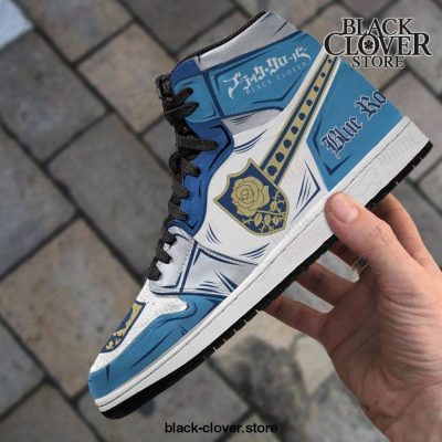 Blue Rose Magic Knight Sneakers Black Clover Jd