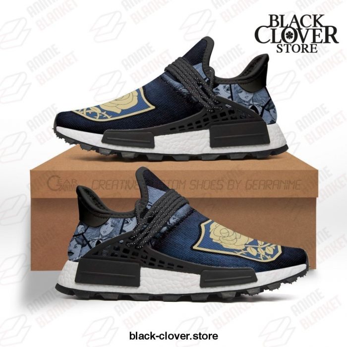 Blue Rose Shoes Magic Knight Black Clover Anime Sneakers Nmd