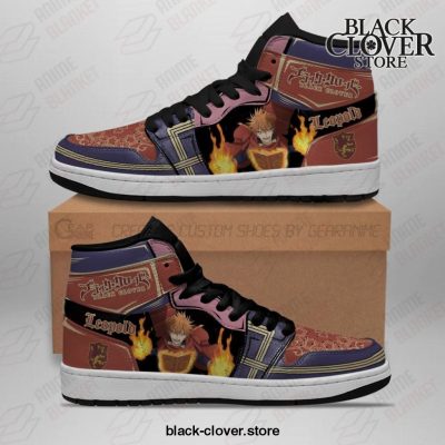 Crimson Lion Leopold Vermillion Sneakers Black Clover Jd Shoes
