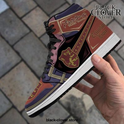 Crimson Lion Magic Knight Sneakers Black Clover Jd