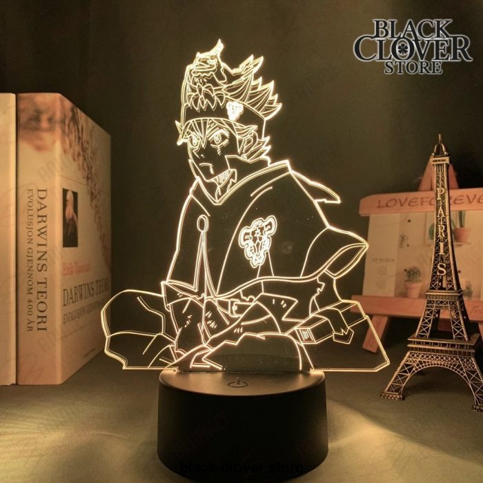 Cute Black Clover Asta Led Night Light 3D Lamp