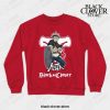 Demon Skull Black Clover Crewneck Sweatshirt Red / S