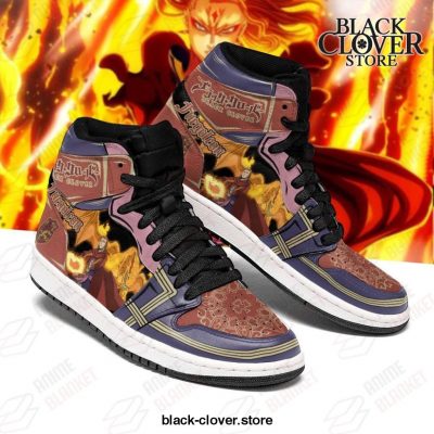 Fuegoleon Vermillion Sneakers Black Clover Anime Shoes Men / Us6.5 Jd