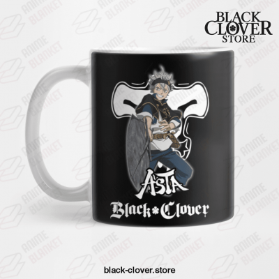 Funny Design Asta Clover Black Mug