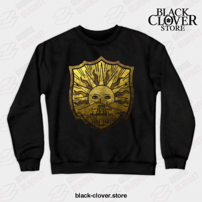 Golden Dawn Crewneck Sweatshirt Black / S