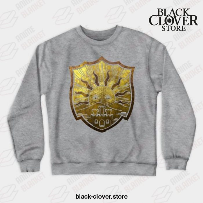 Golden Dawn Crewneck Sweatshirt Gray / S