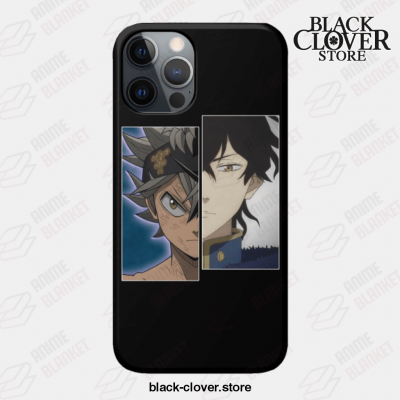 Japanese Manga Black Art Clover Yuno Asta Phone Case Iphone 7+/8+ / Style 1